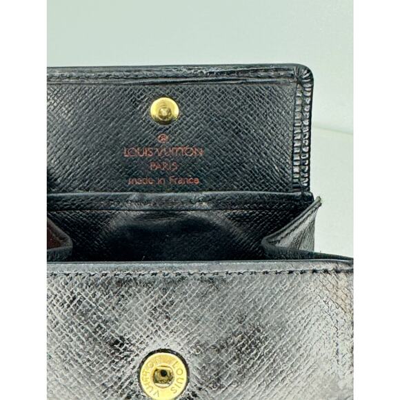 Louis Vuitton Black Epi Leather Porte Monnaie Boite Coin Case Wallet M63697 - Picture 4 of 11